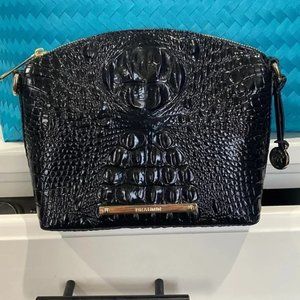 Brahmin Mini Duxbury Crossbody in black Melbourne leather